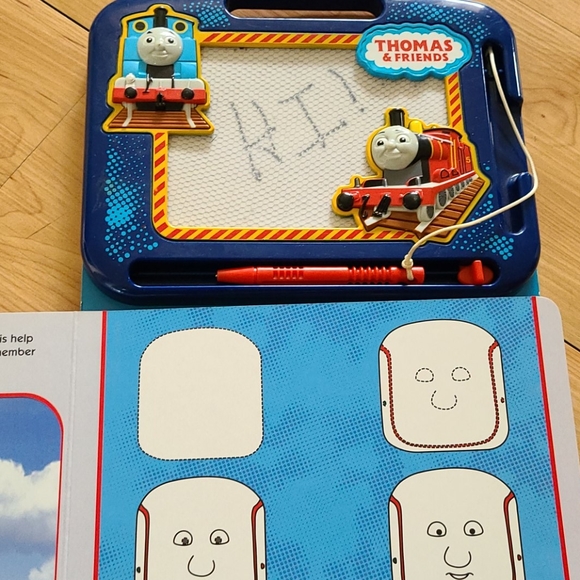 Thomas and Friends Spills and Thrills book and toy - Picture 3 of 4